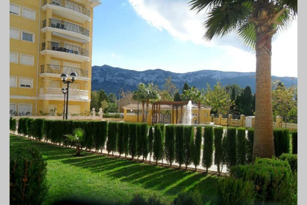 Lovely Apartment Denia, Piscina, Jacuzzi, Padel, Parking Eksteriør bilde