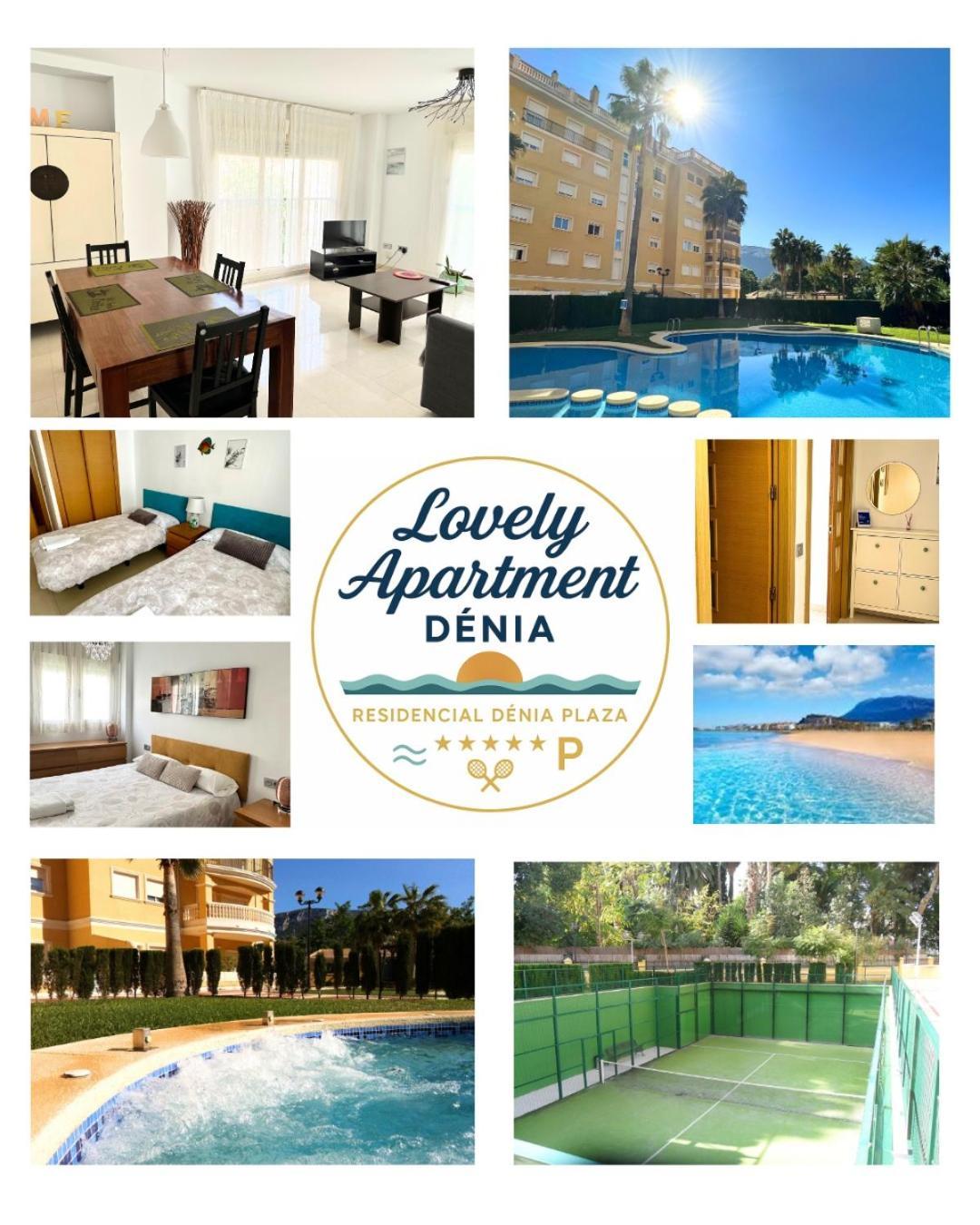 Lovely Apartment Denia, Piscina, Jacuzzi, Padel, Parking Eksteriør bilde